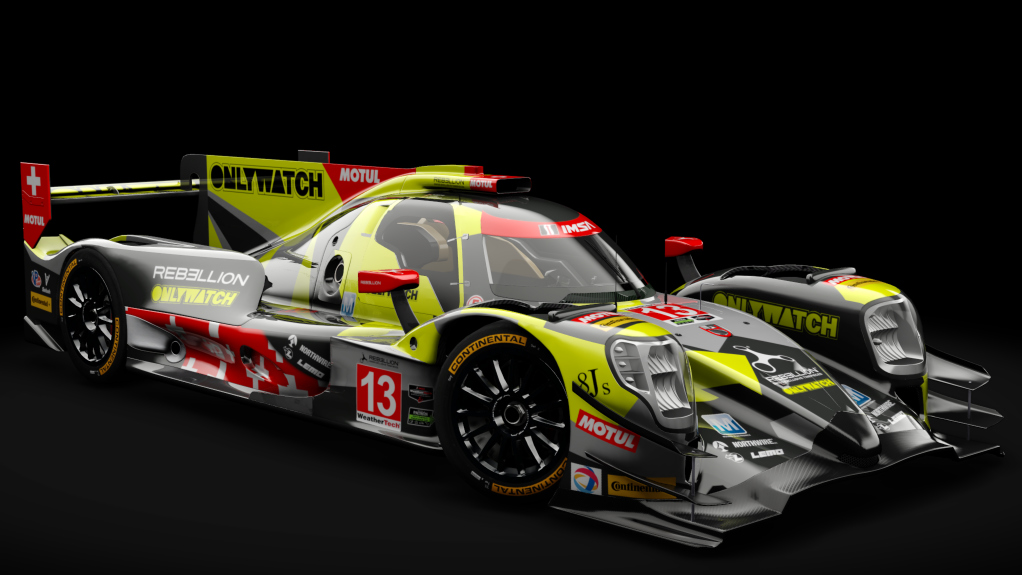 2016 Oreca 07 LMP2, skin 2017 #13 Rebellion Racing Team Road Atlanta IMSA