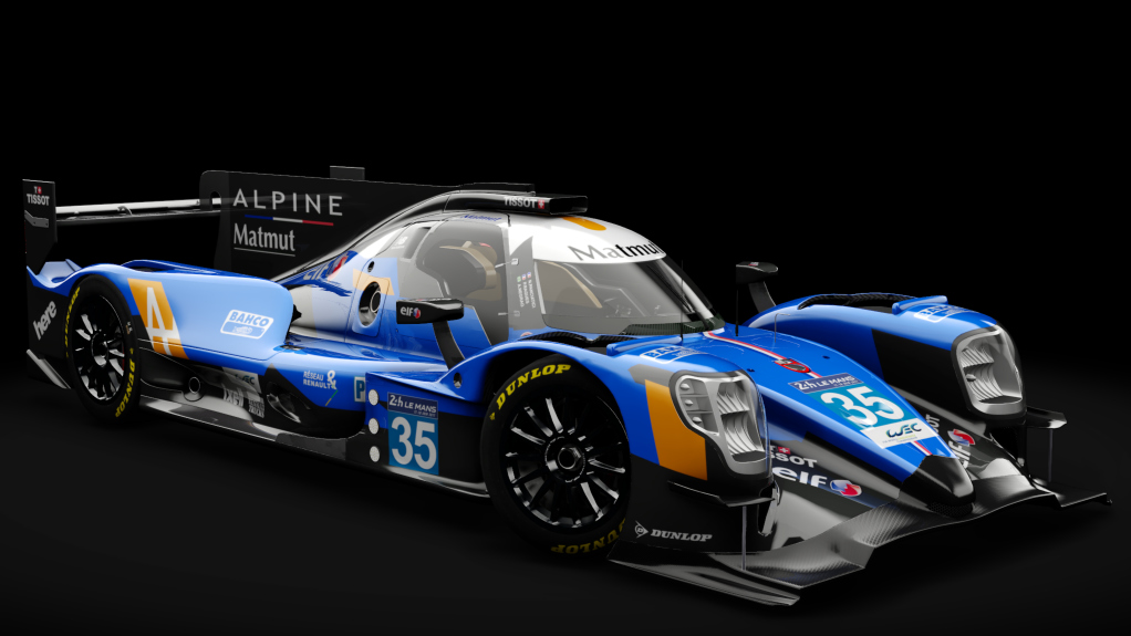 2016 Oreca 07 LMP2, skin 2017 #35 Signatec Alpine LM24