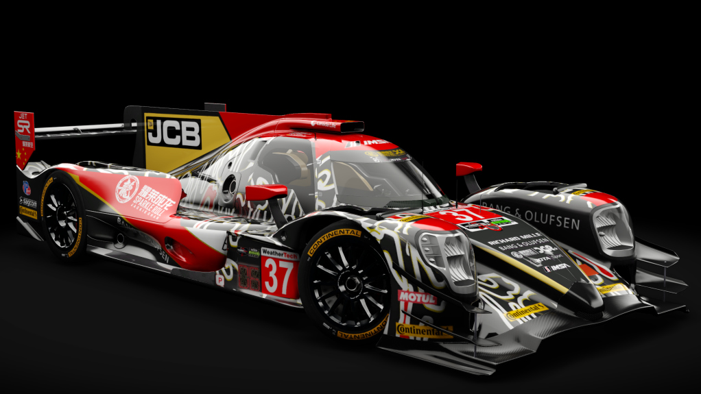 2016 Oreca 07 LMP2, skin 2018 #37 Jackie Chan Racing IMSA