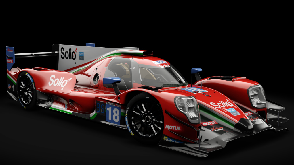 2016 Oreca 07 LMP2, skin 2019 #18 DragonSpeed Daytona IMSA