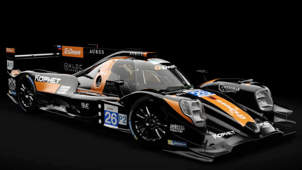 2016 Oreca 07 LMP2, skin 2019 #26 G-Drive Racing ALMS