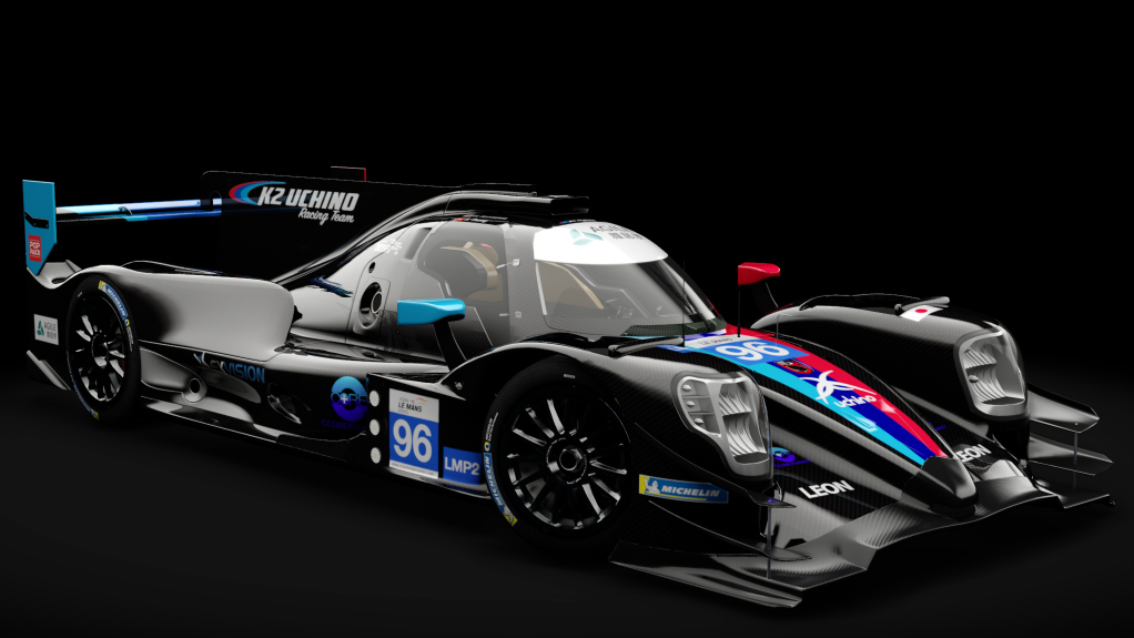 2016 Oreca 07 LMP2, skin 2019 #96 K2 Uchino Racing ALMS