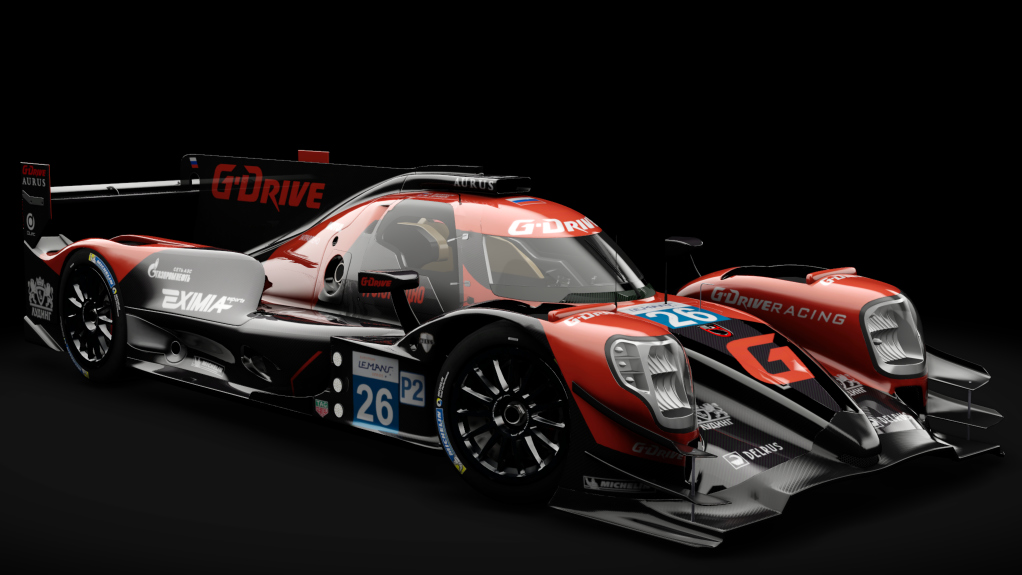 2016 Oreca 07 LMP2, skin 2020 #26 G-Drive Racing SPA ELMS