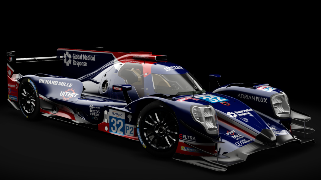 2016 Oreca 07 LMP2, skin 2020 #32 United Autosports ELMS