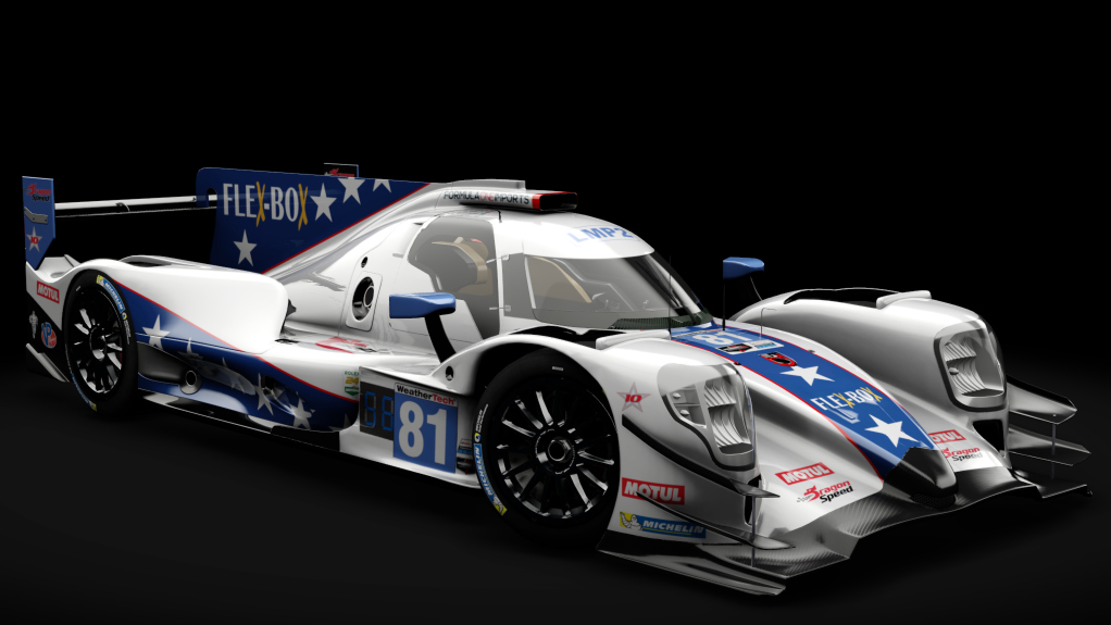 2016 Oreca 07 LMP2, skin 2020 #81 DragonSpeed USA Daytona IMSA