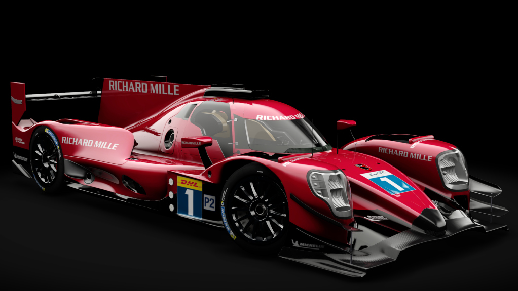 2016 Oreca 07 LMP2, skin 2021 #1 Richard Mille Racing Team WEC