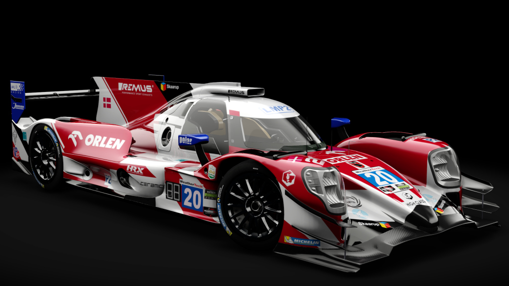 2016 Oreca 07 LMP2, skin 2021 #20 High Class Racing IMSA