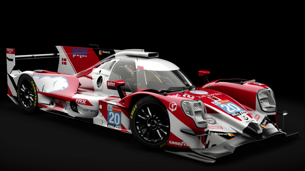 2016 Oreca 07 LMP2, skin 2021 #20 High Class Racing LM24