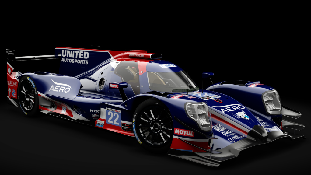 2016 Oreca 07 LMP2, skin 2021 #22 United Autosport IMSA