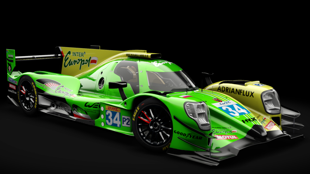 2016 Oreca 07 LMP2, skin 2021 #34 Inter Europol Competition SPA WEC