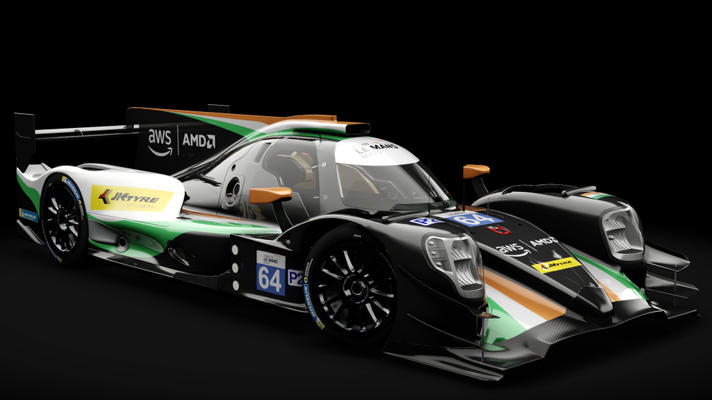 2016 Oreca 07 LMP2, skin 2021 #64 Racing Team Inda ALMS