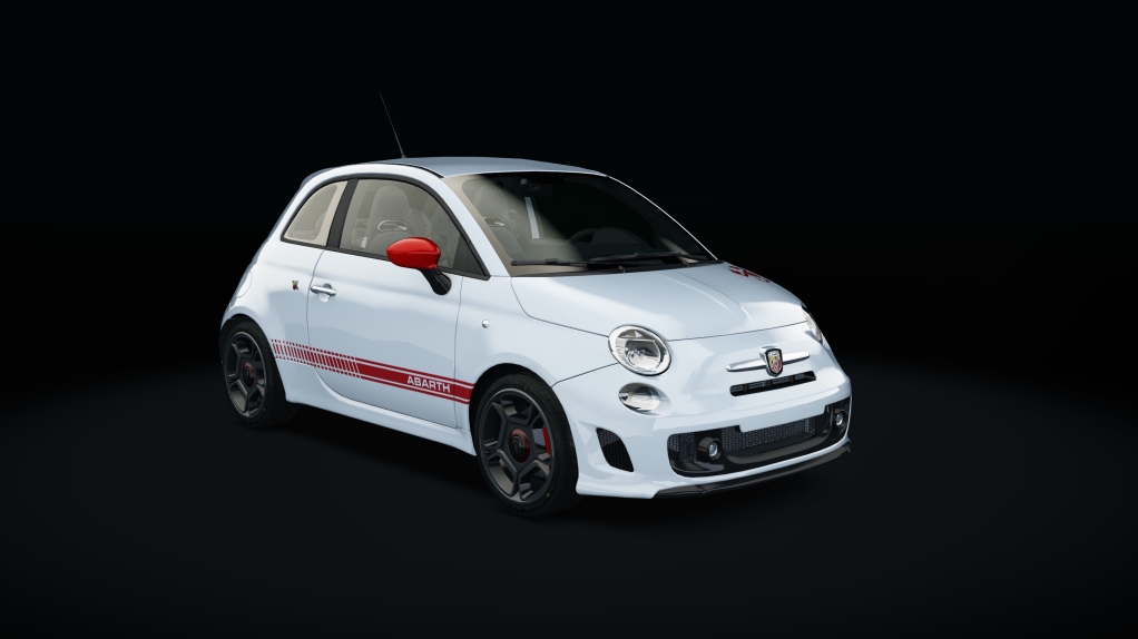 Abarth 500 EsseEsse, skin 0_white_scorpion