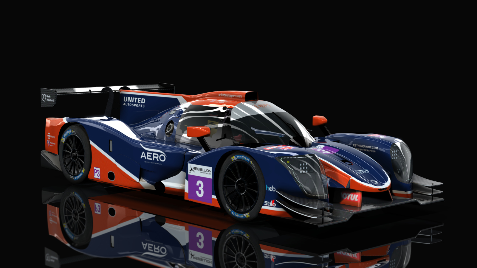 LMP-3 Ligier JSP320 Nissan, skin United Autosports-gtr3