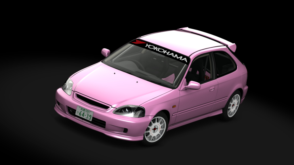 Honda Civic EK Cup, skin Amy_Pink