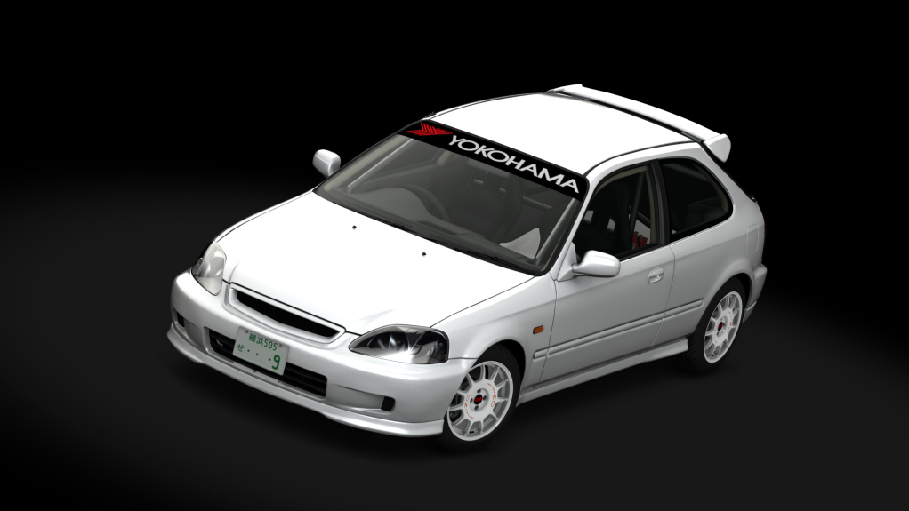 Honda Civic EK Cup, skin Championship_White