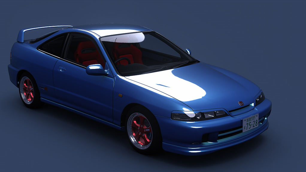 Honda Integra Type R (DC2) Turbo, skin Electron_Blue_Pearl