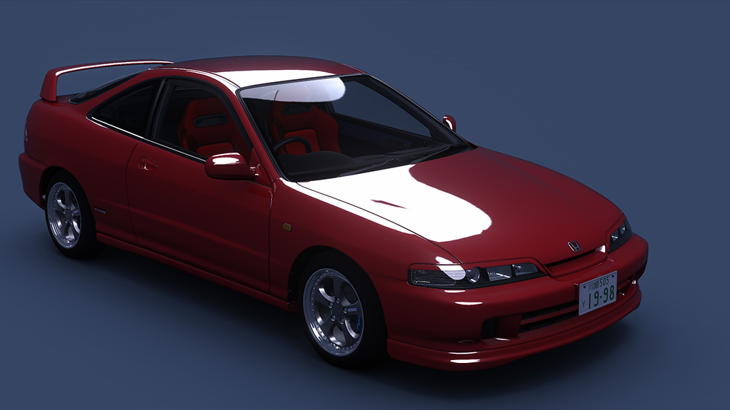 Honda Integra Type R (DC2) Turbo, skin Roma_Red