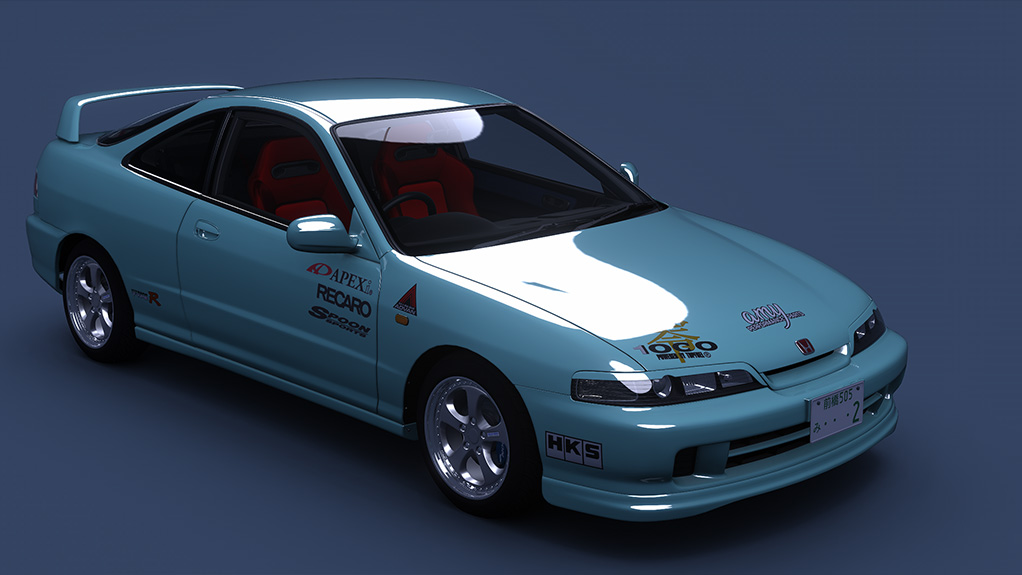 Honda Integra Type R (DC2) Turbo, skin Seb_Mint_Tea