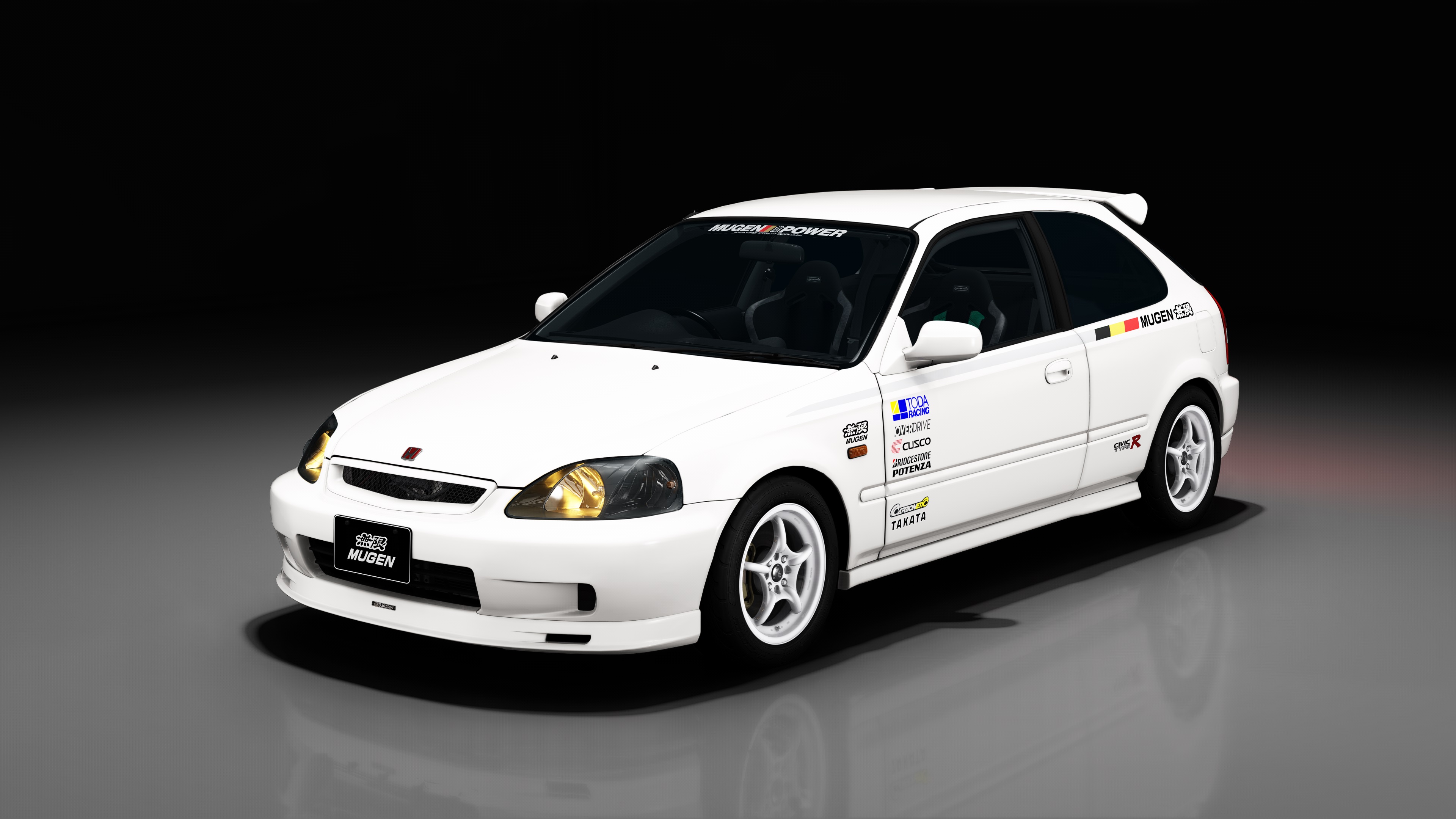 Mugen Civic type SS (EK9), skin 01_championship_white