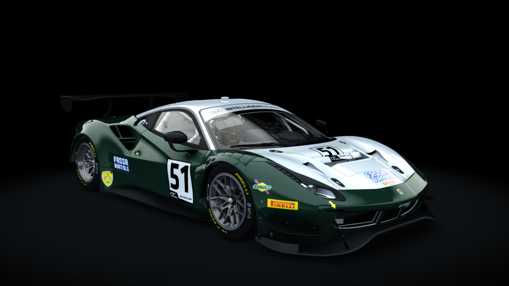 Ferrari 488 GT3 ACC Sprint, skin 3_AF_Corse #51