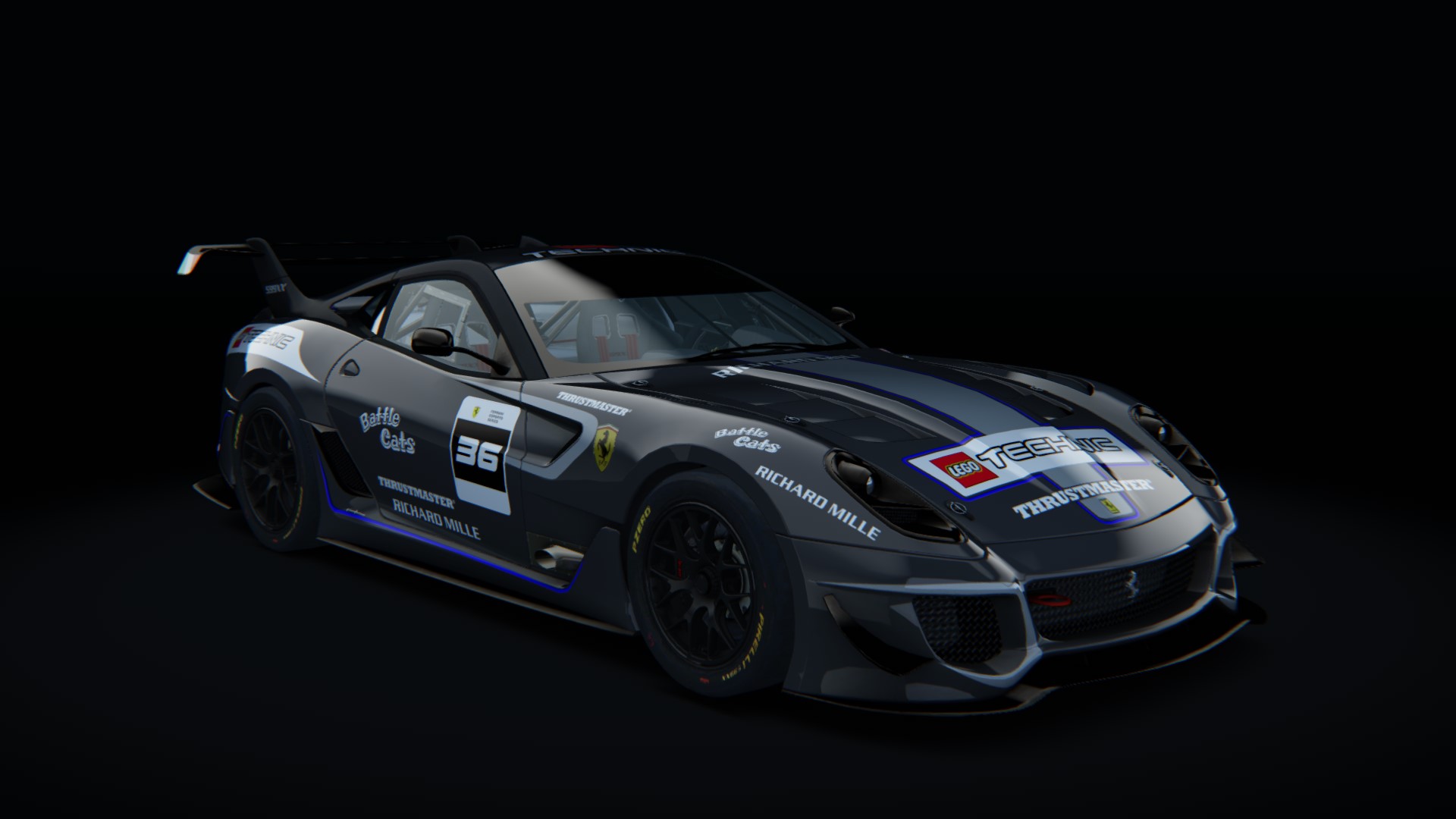 Ferrari 599XX EVO, skin fes_2021_36_grey