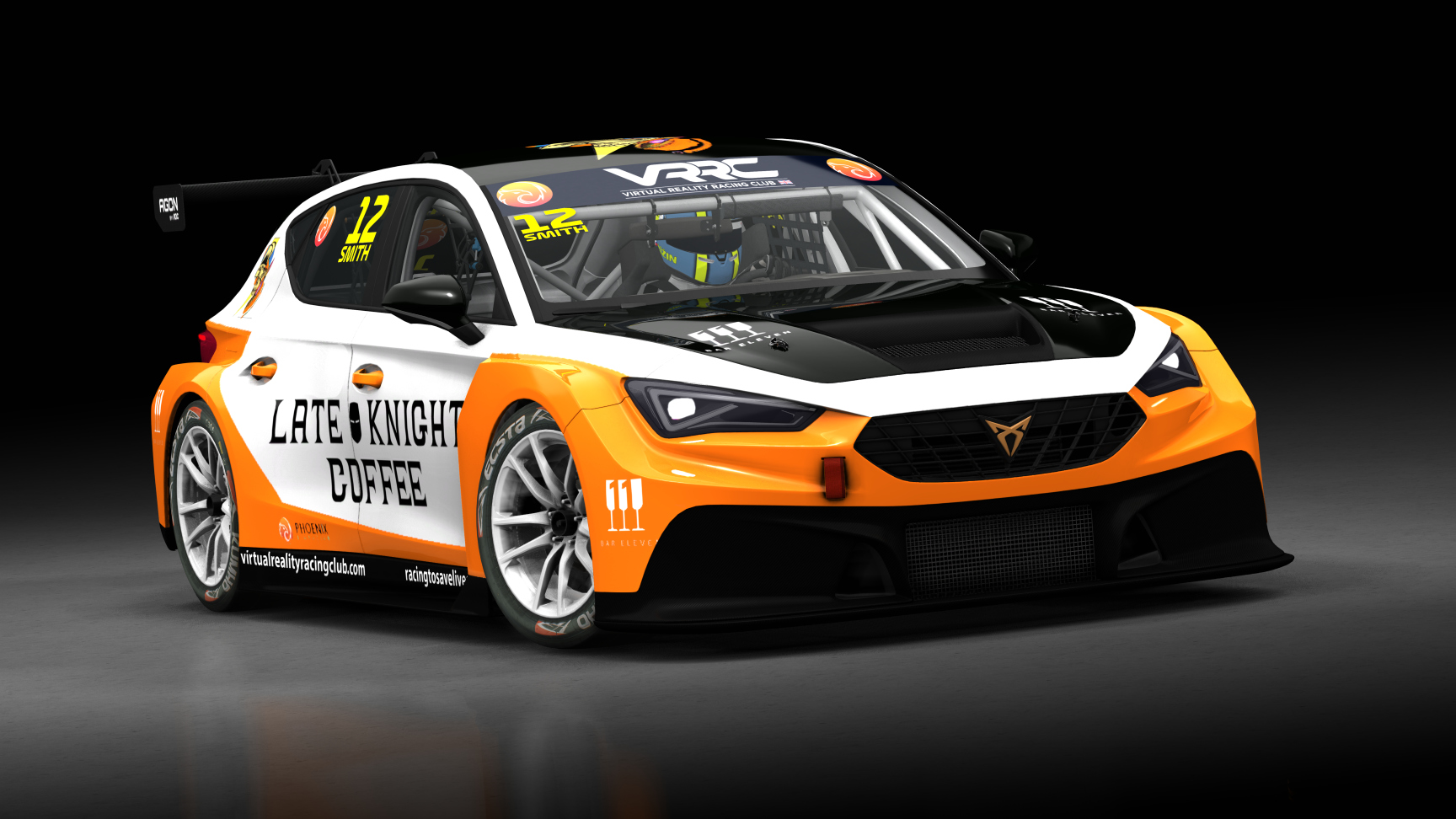 Cupra Leon Competición 2024, skin VRRC Ben Smith