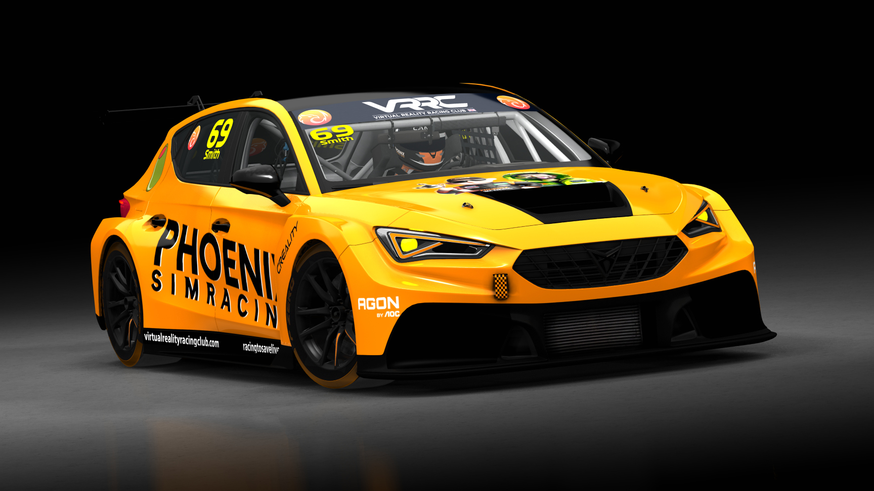 Cupra Leon Competición 2024, skin VRRC Brad Smith