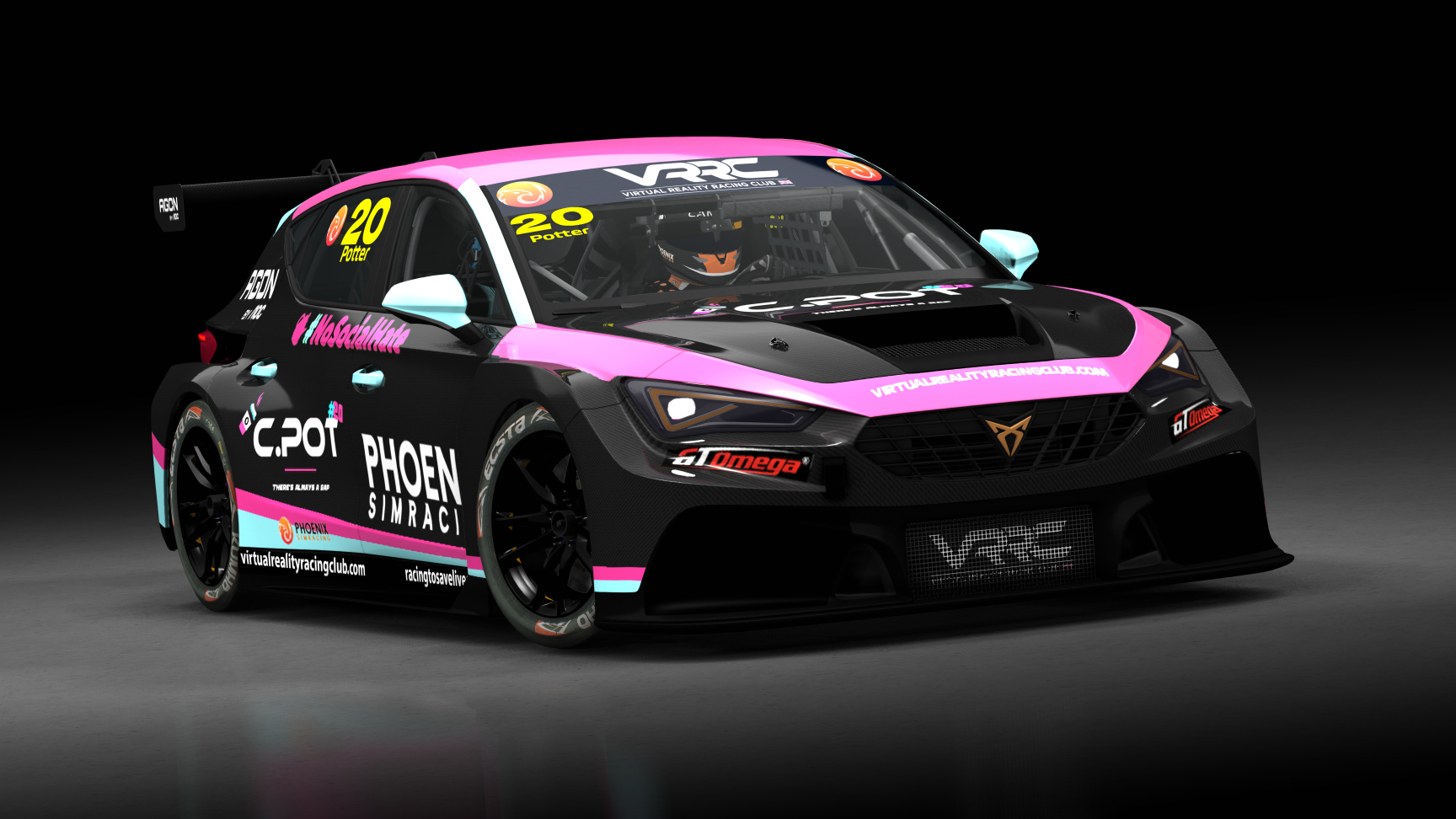 Cupra Leon Competición 2024, skin VRRC Catherine Potter