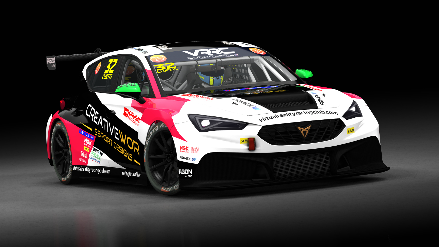 Cupra Leon Competición 2024, skin VRRC Craig Curtis