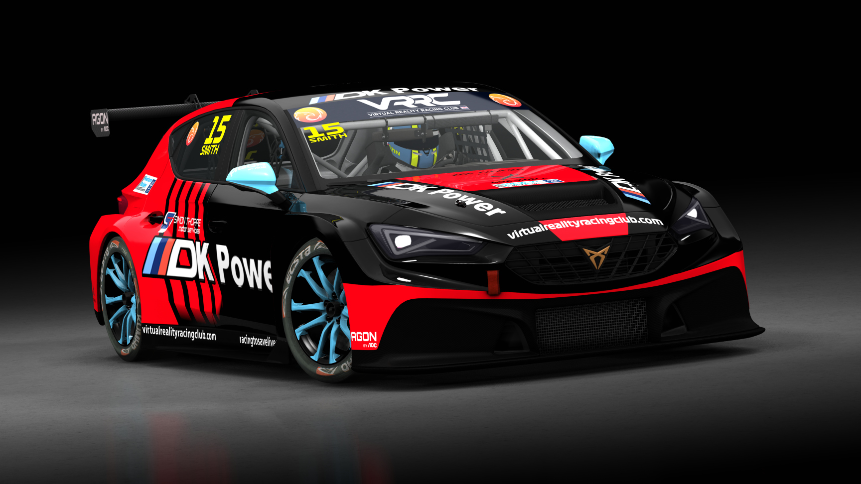 Cupra Leon Competición 2024, skin VRRC Jack Smith