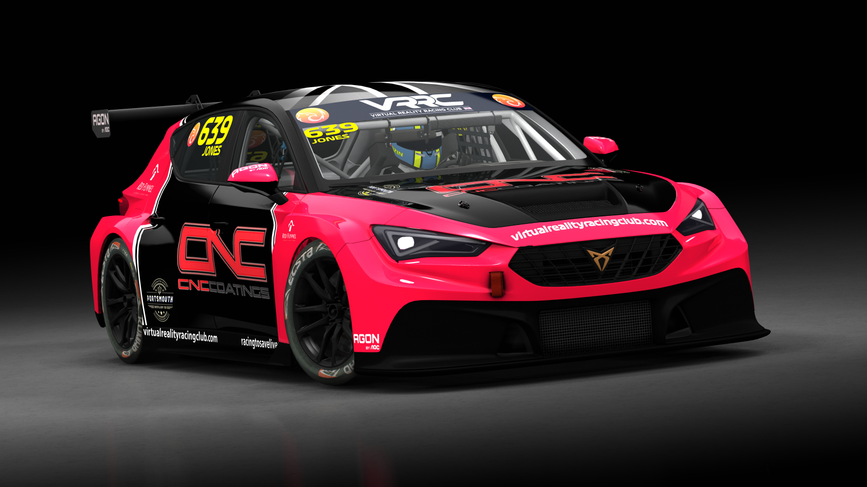 Cupra Leon Competición 2024, skin VRRC John Jones