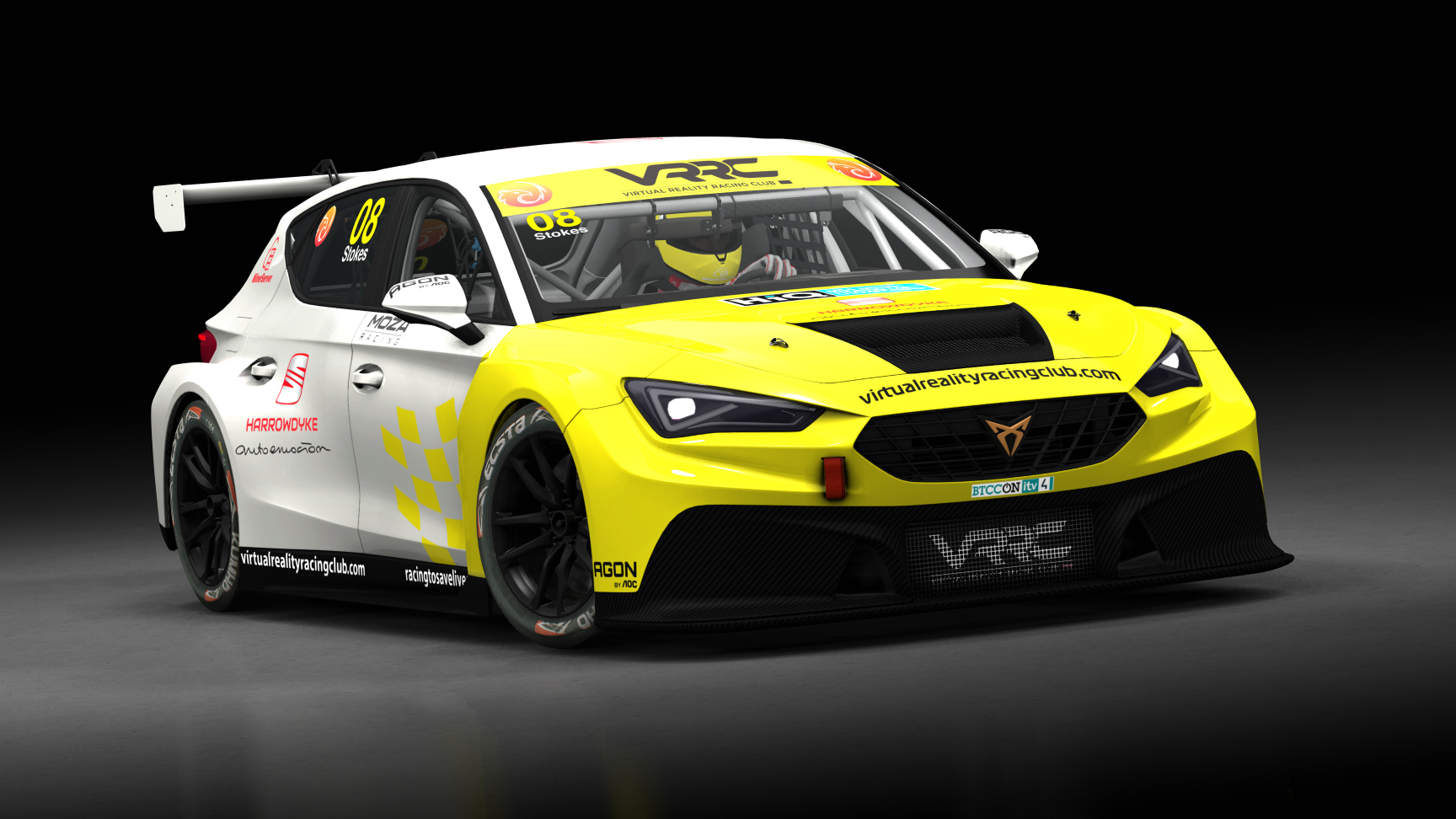 Cupra Leon Competición 2024, skin VRRC Mark Stokes