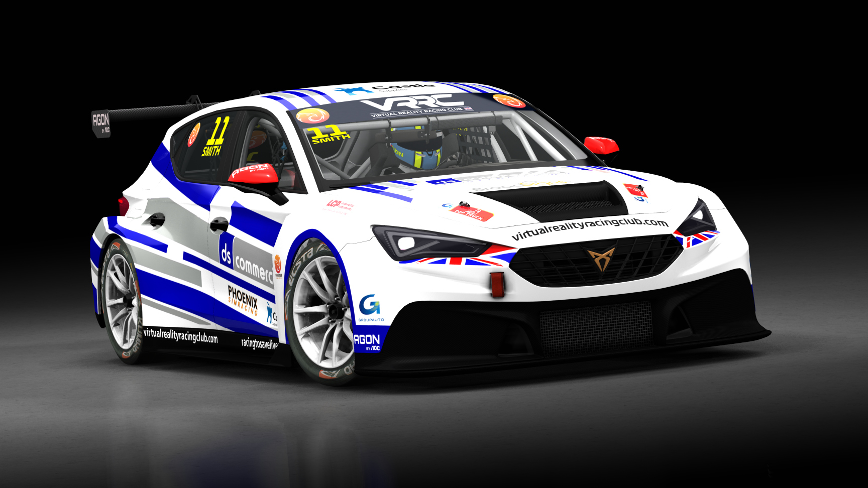 Cupra Leon Competición 2024, skin VRRC Nathan Smith