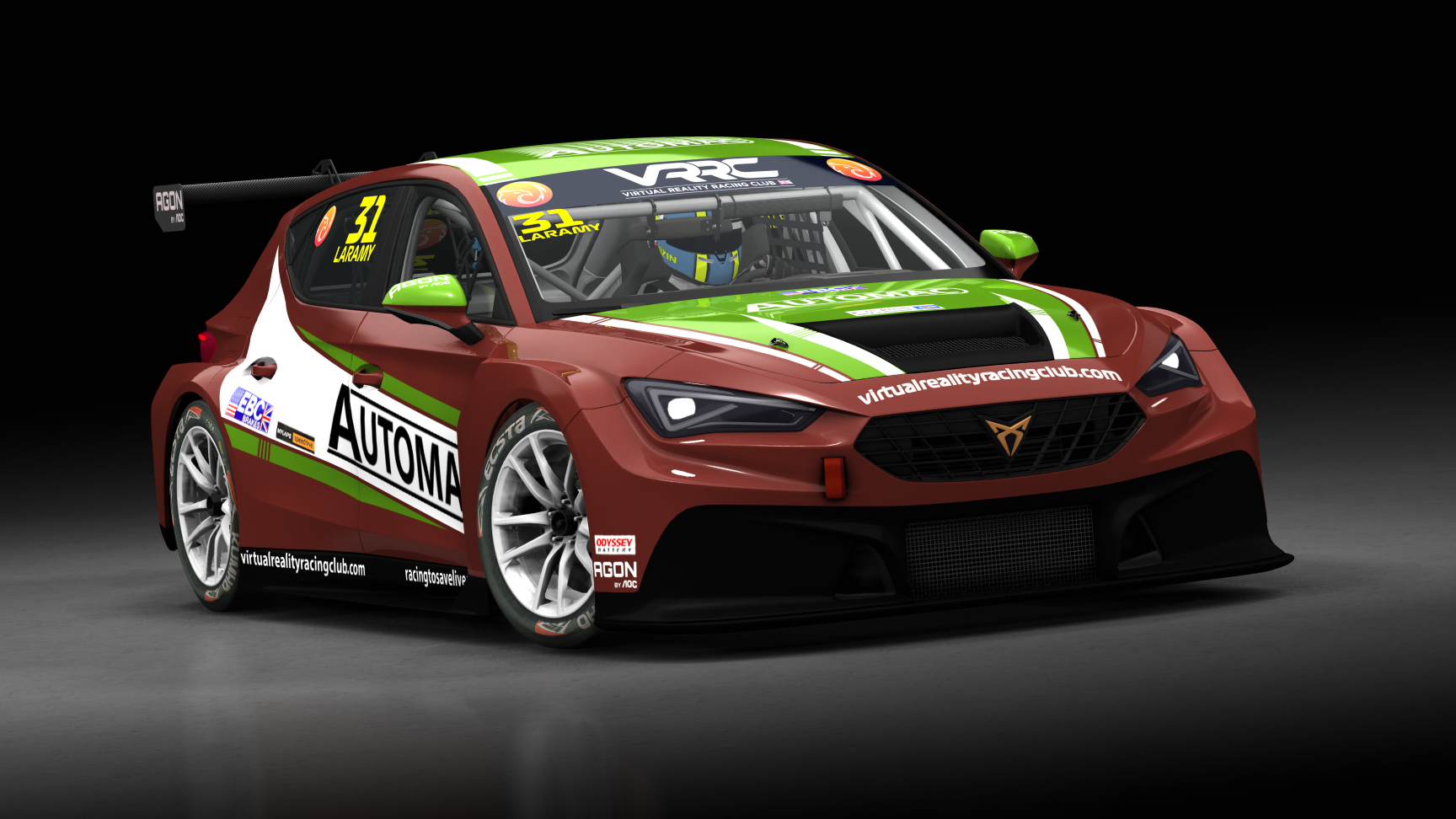 Cupra Leon Competición 2024, skin VRRC Paul Laramy