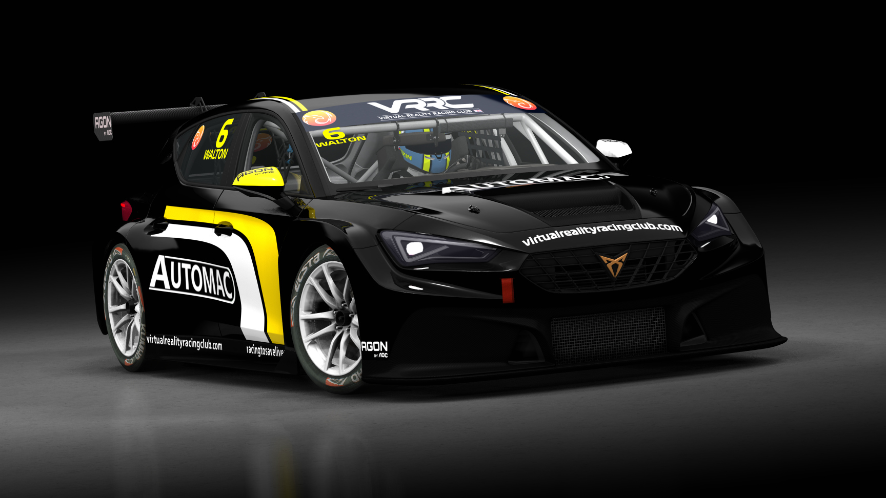 Cupra Leon Competición 2024, skin VRRC Sam Walton