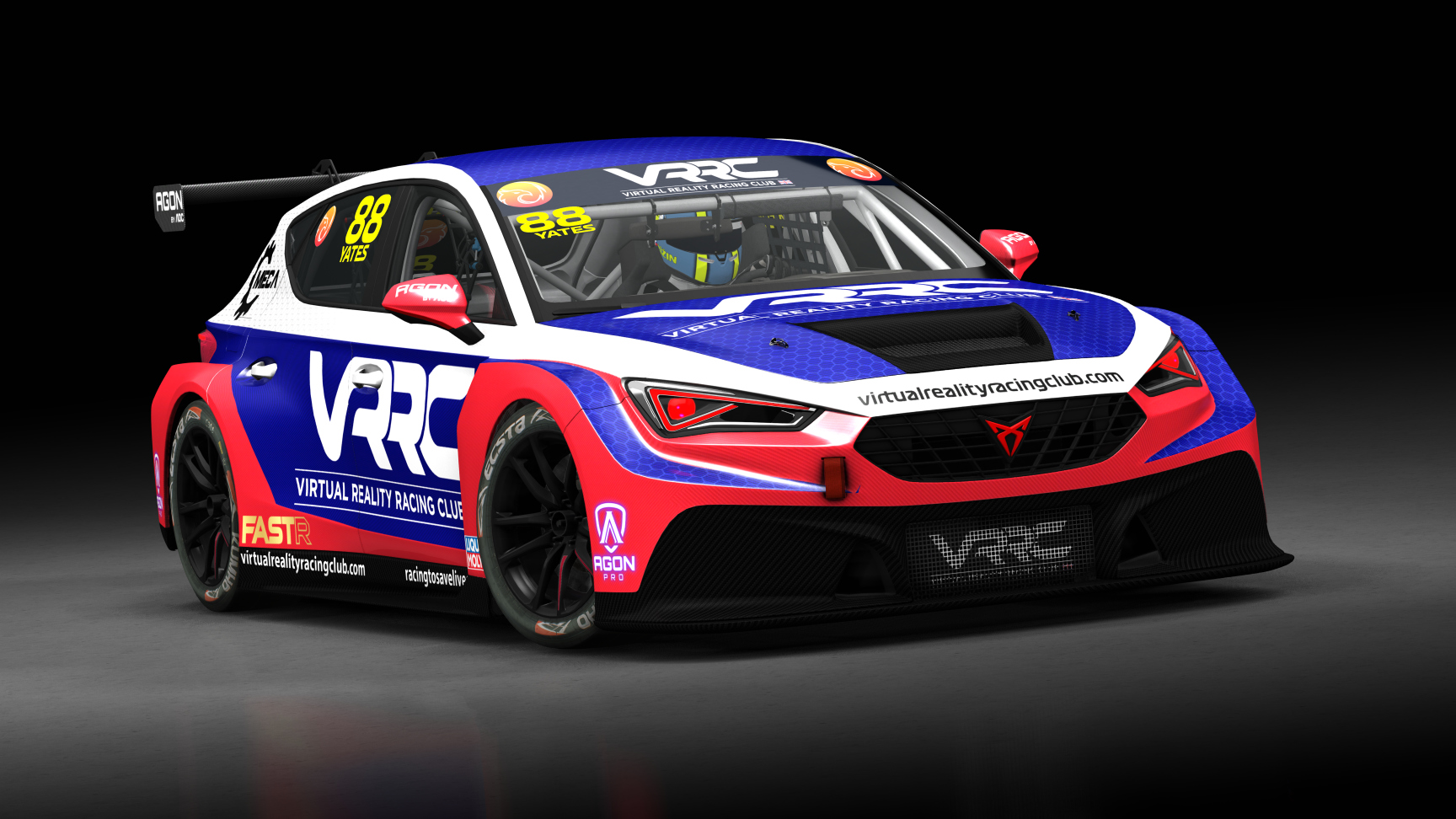 Cupra Leon Competición 2024, skin VRRC Thomas Yates