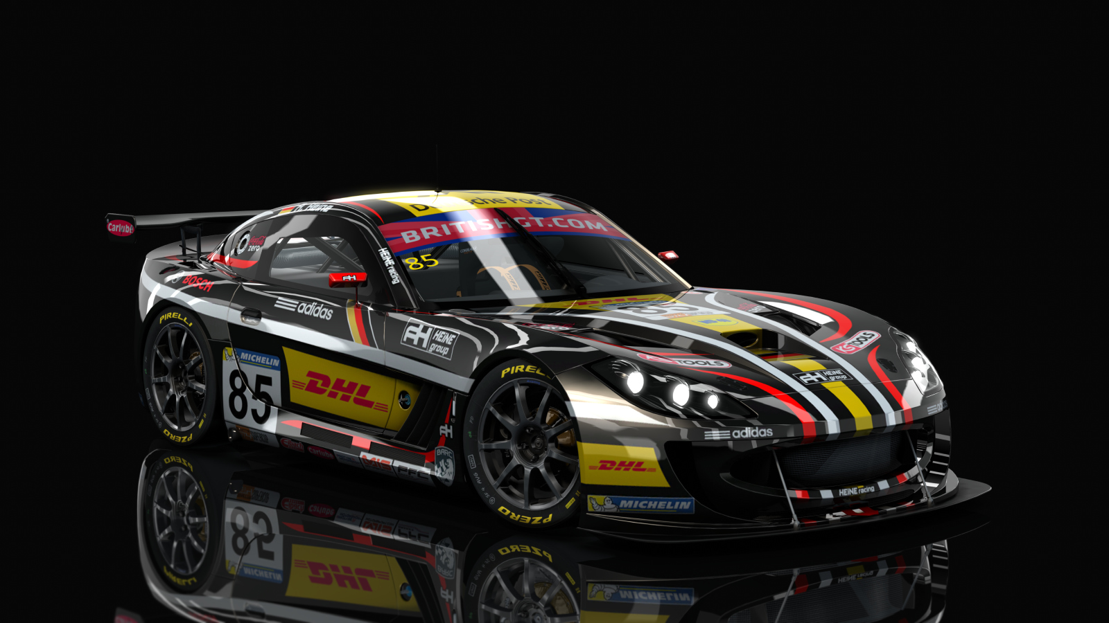 Ginetta G55 GT4 2017 LHD, skin DHL_HEINEracing