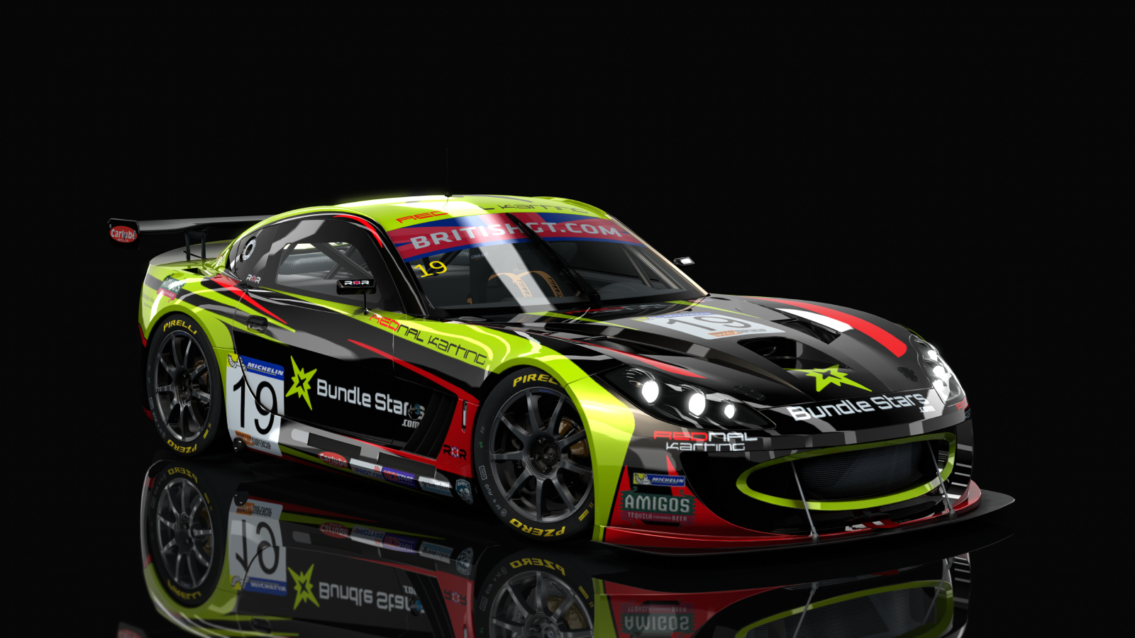 Ginetta G55 GT4 2017 LHD, skin Rob_Boston_Racing