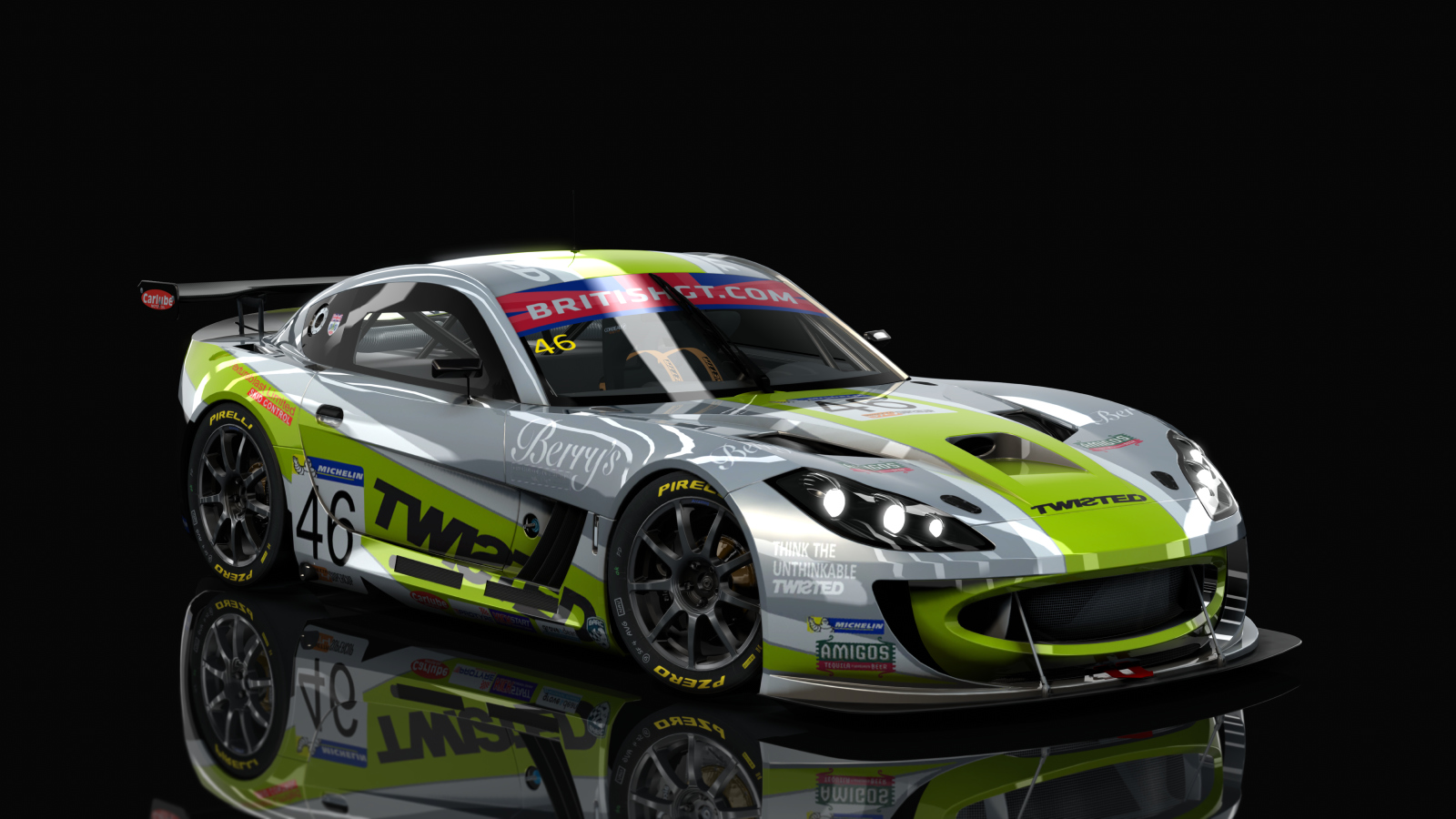 Ginetta G55 GT4 2017 LHD, skin Twisted