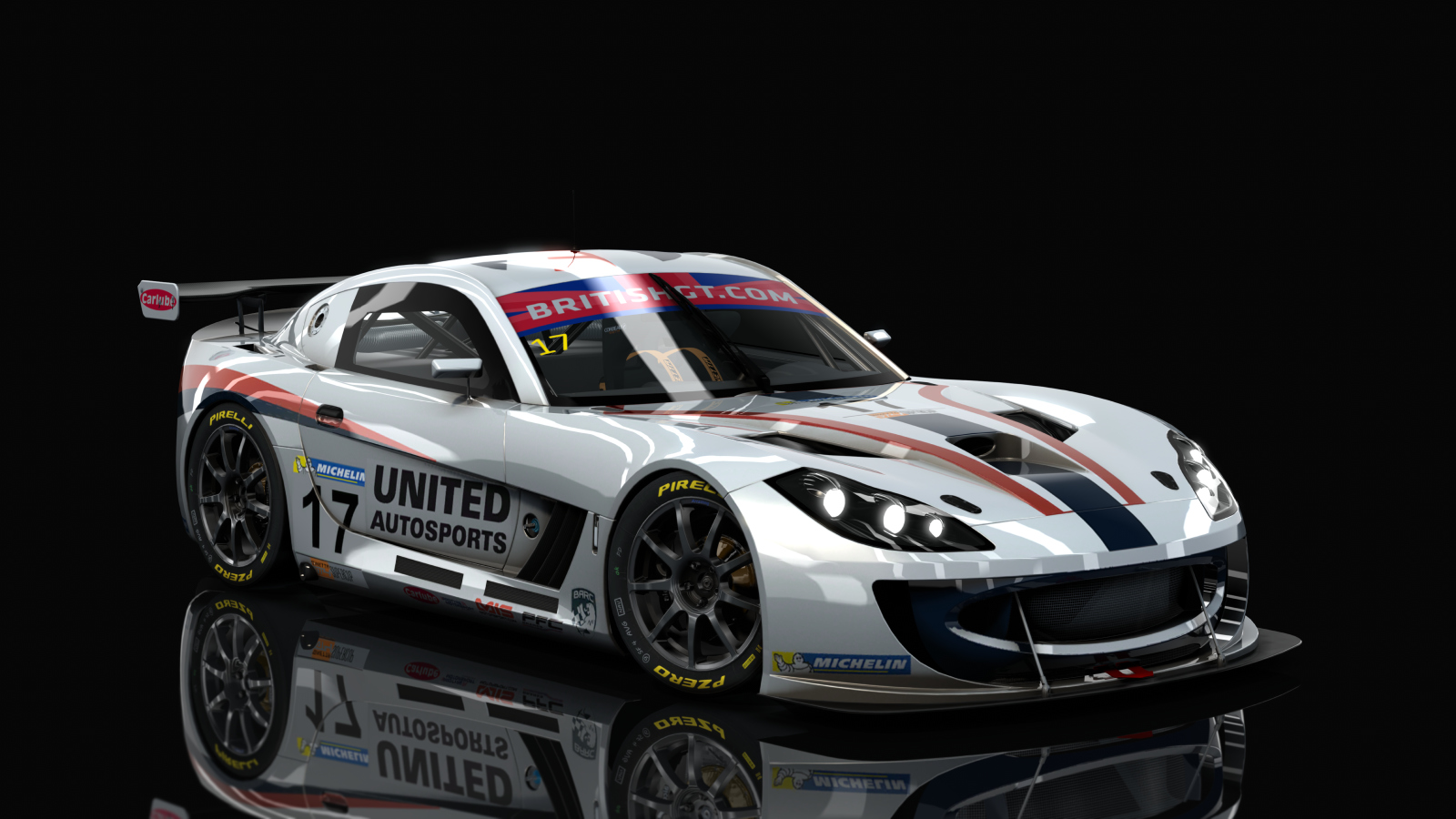 Ginetta G55 GT4 2017 LHD, skin United_Autosports_17