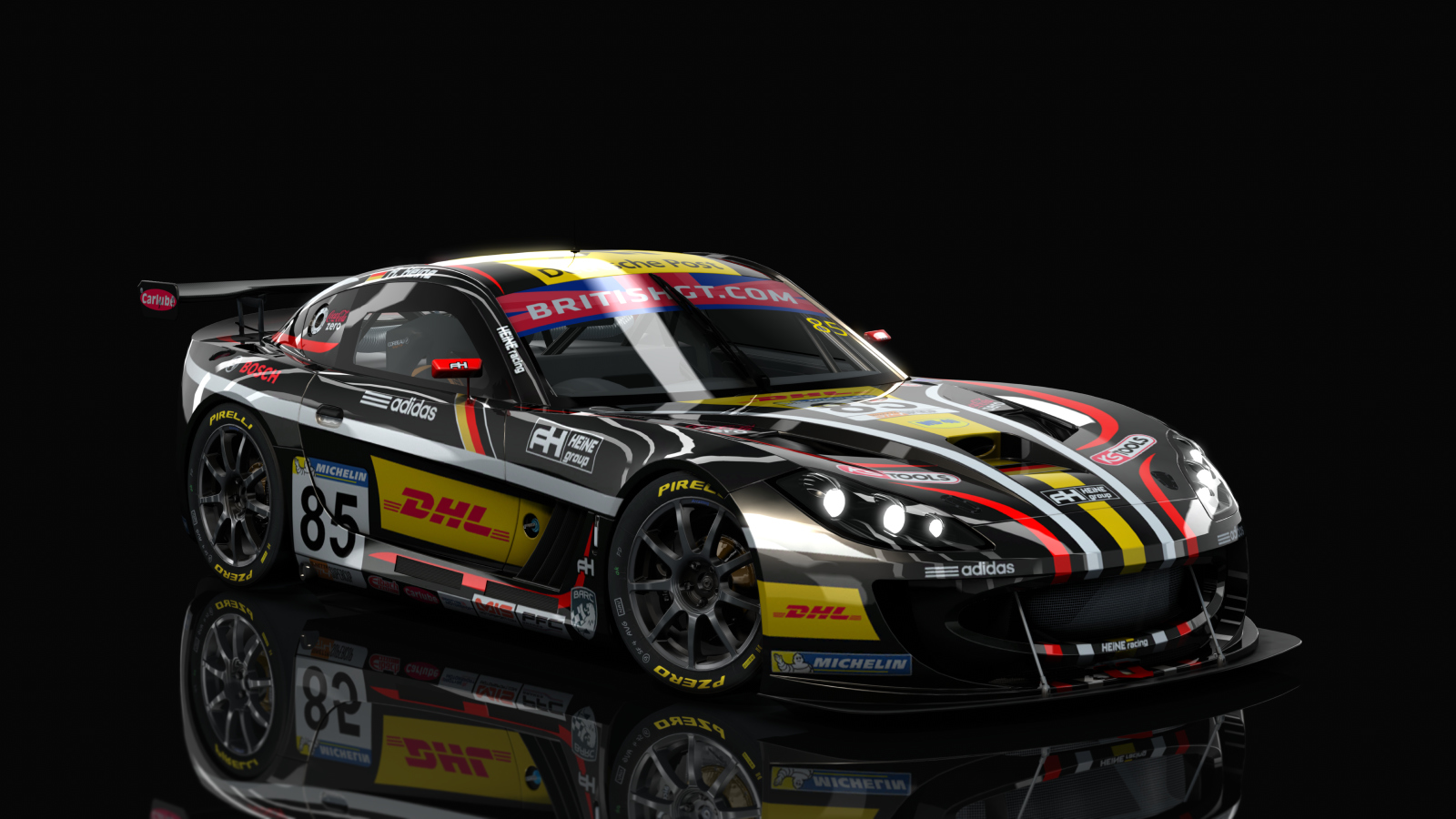 Ginetta G55 GT4 2017 RHD, skin DHL_HEINEracing