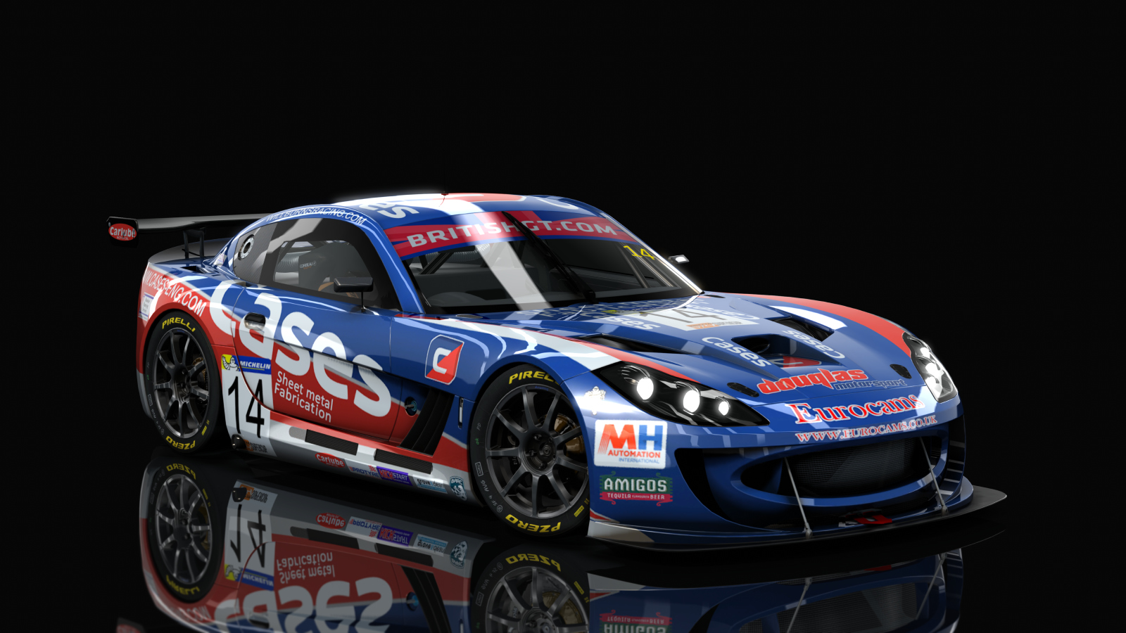 Ginetta G55 GT4 2017 RHD, skin Douglas_Motorsport