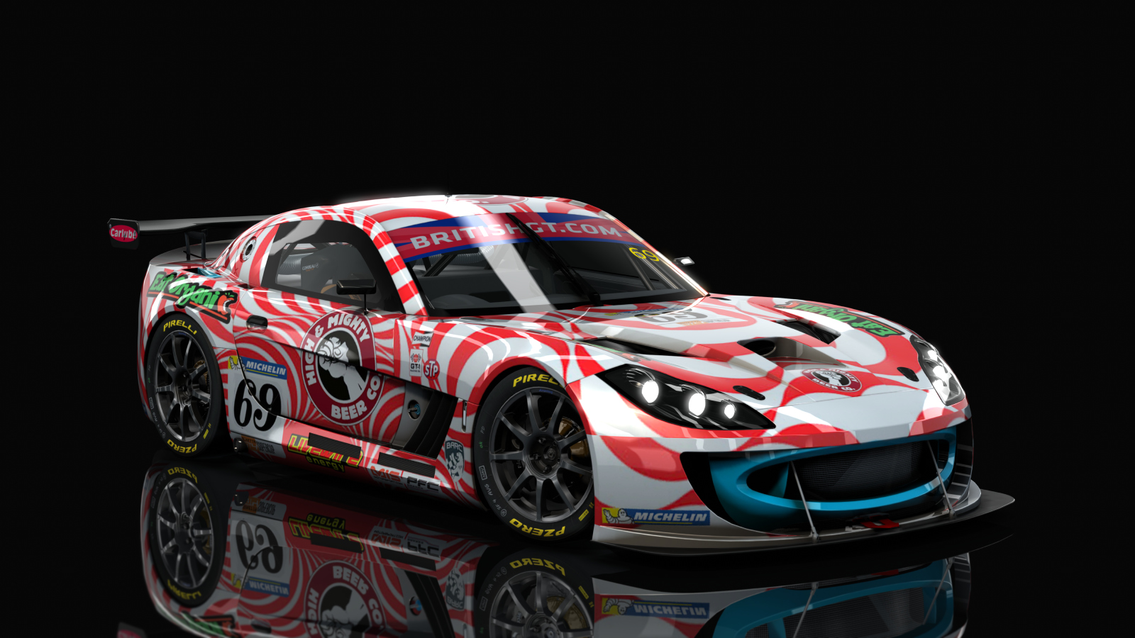 Ginetta G55 GT4 2017 RHD, skin Eat_Organic