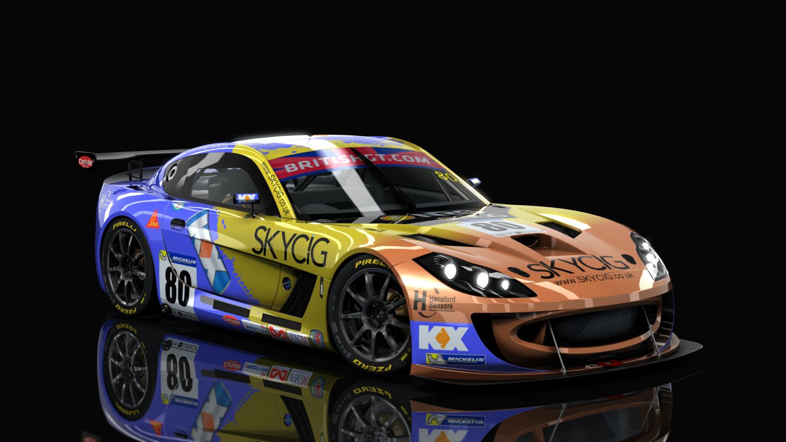 Ginetta G55 GT4 2017 RHD, skin KX_Supercup_GT