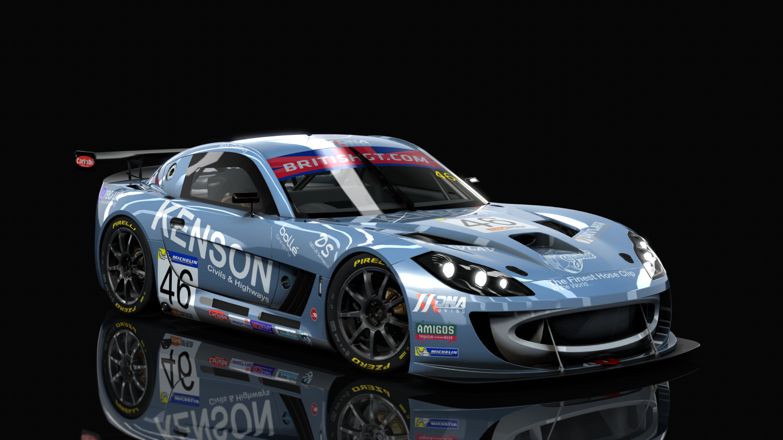 Ginetta G55 GT4 2017 RHD, skin Kenson