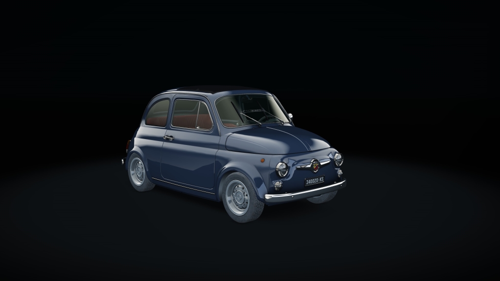 Abarth 595 SS, skin blue_scuro