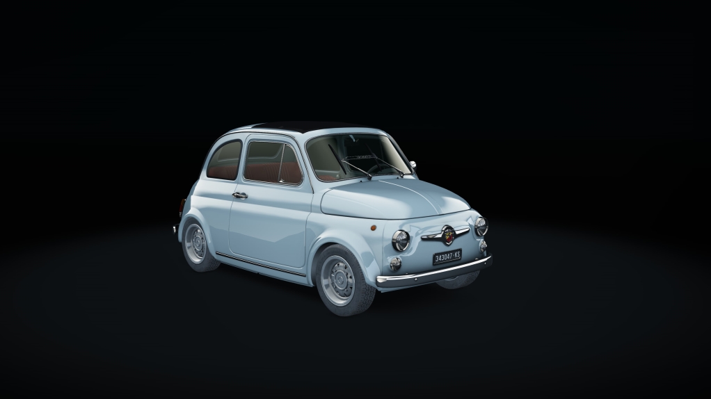 Abarth 595 SS, skin grigio_garda