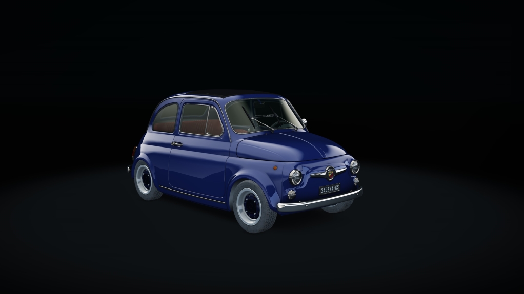 Abarth 595 SS Step 2, skin blue