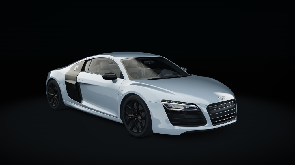 Audi R8 V10 Plus, skin 05_ibis_white_t