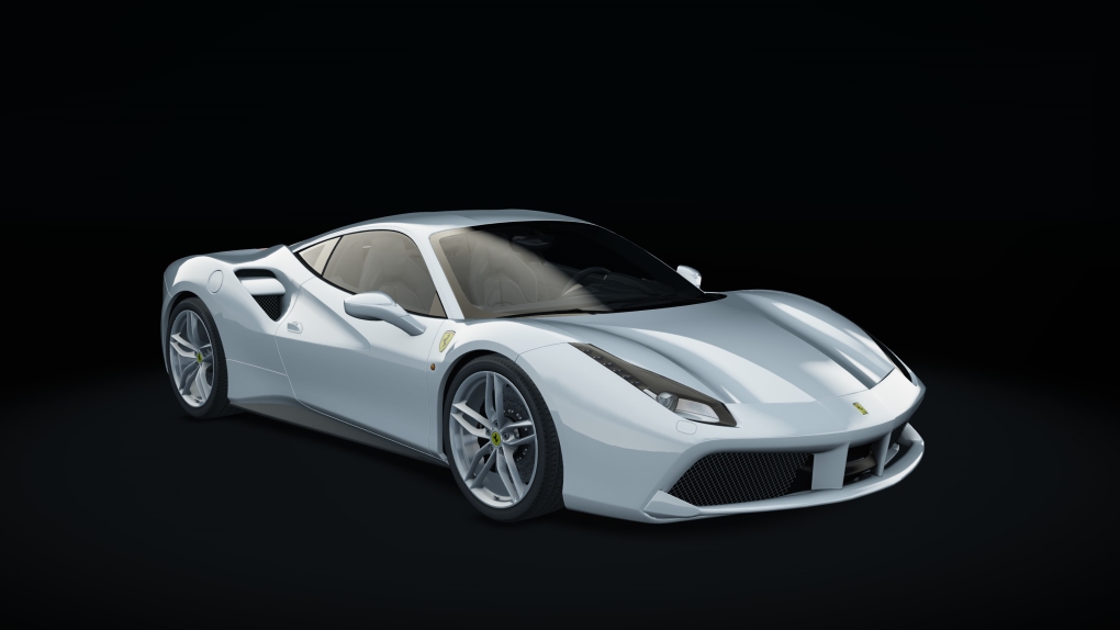 Ferrari 488 GTB, skin bianco_avus